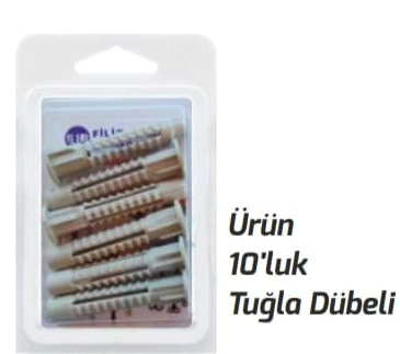 10'Lu Tuğla Dübeli GL 005