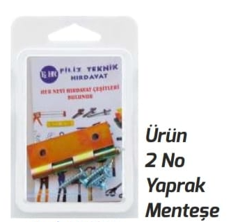 2 No Yaprak Menteşe  GL 024