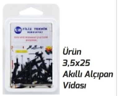 3,5 x 25 Akıllı Alçıpan GL 0071