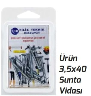 3,5 x 40 Sunta Vidası GL 0062