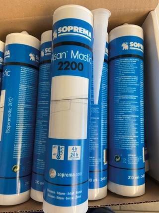 Soprema Alsan Mastic 2200 310 ml - 340 Gr Siyah