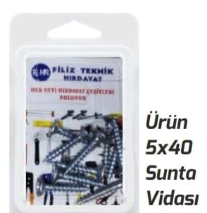 5 x 40 Sunta Vidası GL 0063