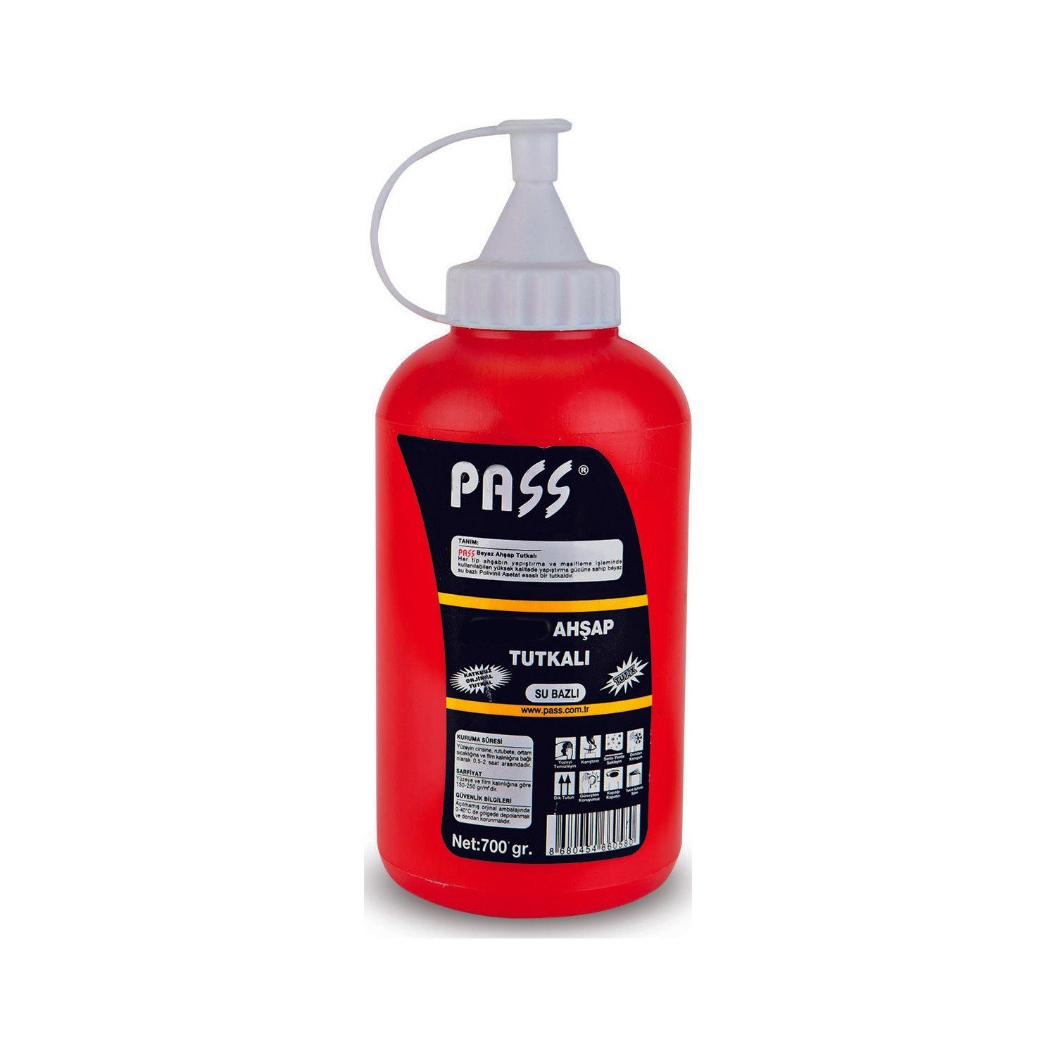 Pass Beyaz Su Bazlı  Ahşap Tutkalı 350 Gr.