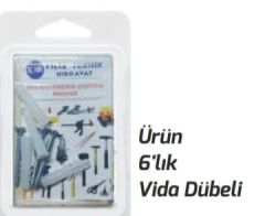6'Lık Vida Dübeli GL 0012