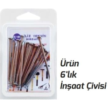 6'Lık İnşaat Çivisi GL 017