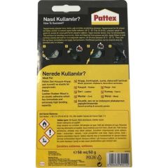 Pattex Deri Kauçuk Ahşap Kontakt Yapıştırıcı 50 Gr.