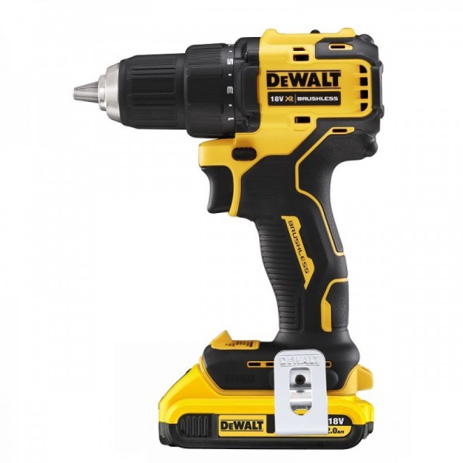 Dewalt DCD708D2T 18Volt/2.0Ah Li-ion Çift Akülü Darbesiz Matkap