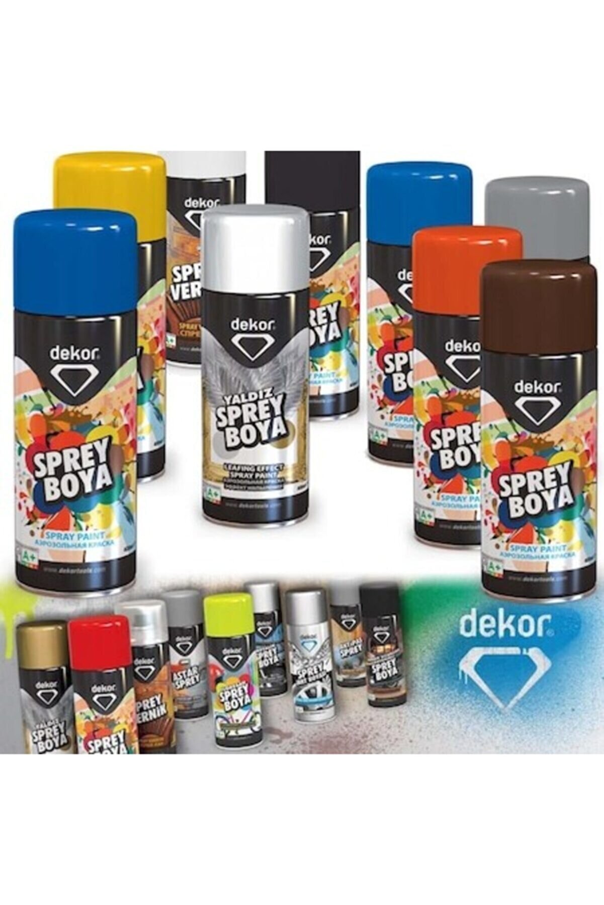 Dekor Sprey Boya 669 ALTIN YALDIZ