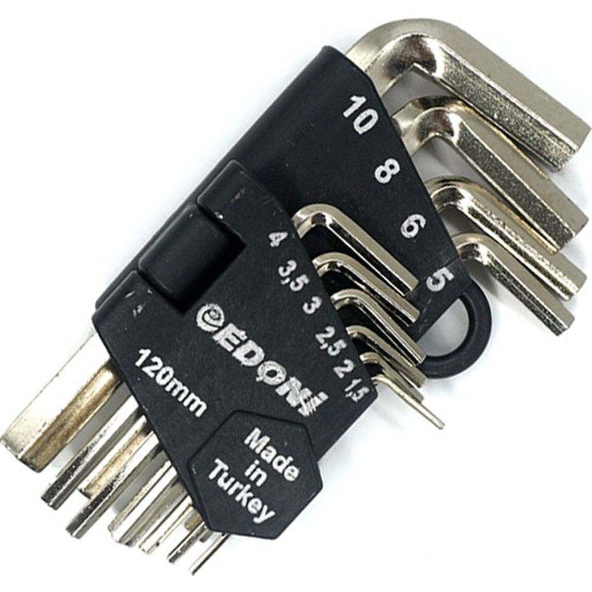 Edoni 120 Mm Alyan Anahtar Seti 10 Parça