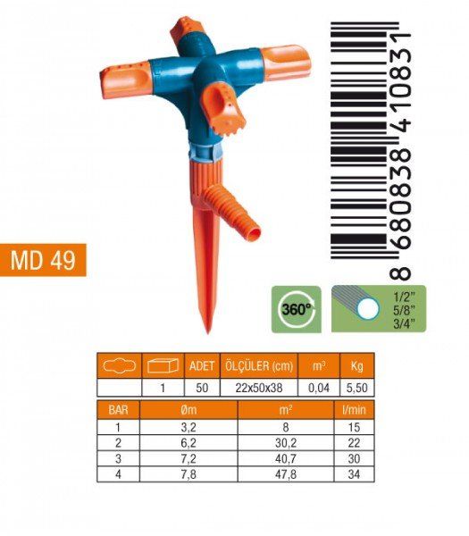 Medalyan Md49 Normal 4'Lü Sprink